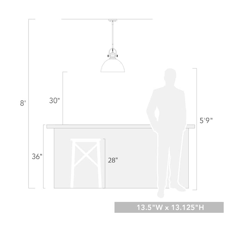 Carbon Loft Barton Pewter Seeded Glass and Steel 1-light Pendant