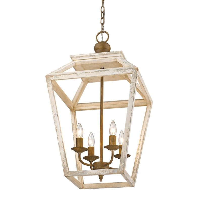 Haiden 4-Light Pendant in Burnished Chestnut