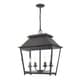 preview thumbnail 3 of 4, Abingdon 4-Light Pendant in Antique Black Iron