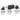 Seaport 3 Light Bath Vanity in Black
