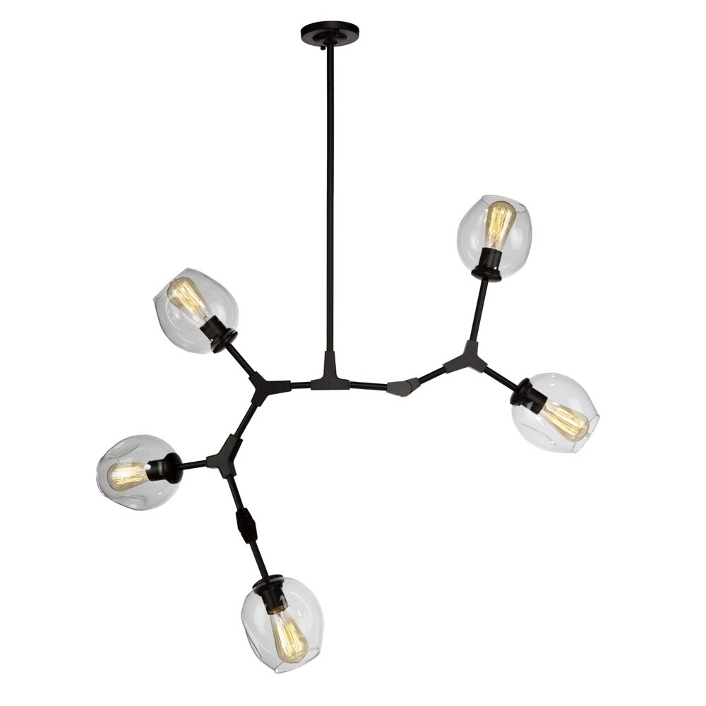 Organic JA14025BK Chandelier - Chandeliers For Bedrooms by Overstock.com