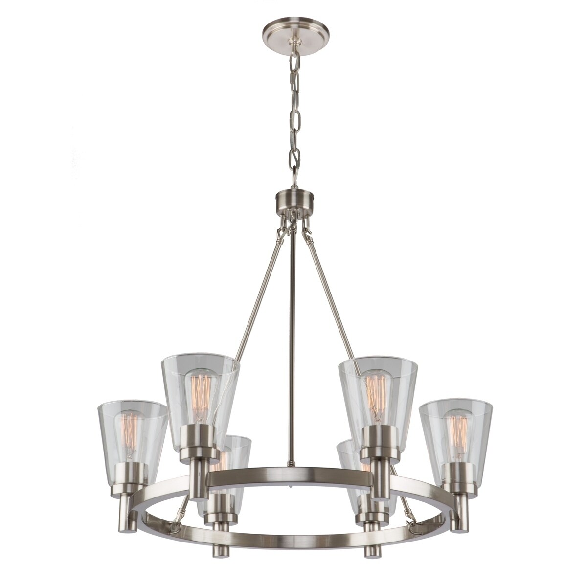 Clarence AC10766BN Chandelier - Chandeliers For Bedrooms by Overstock.com