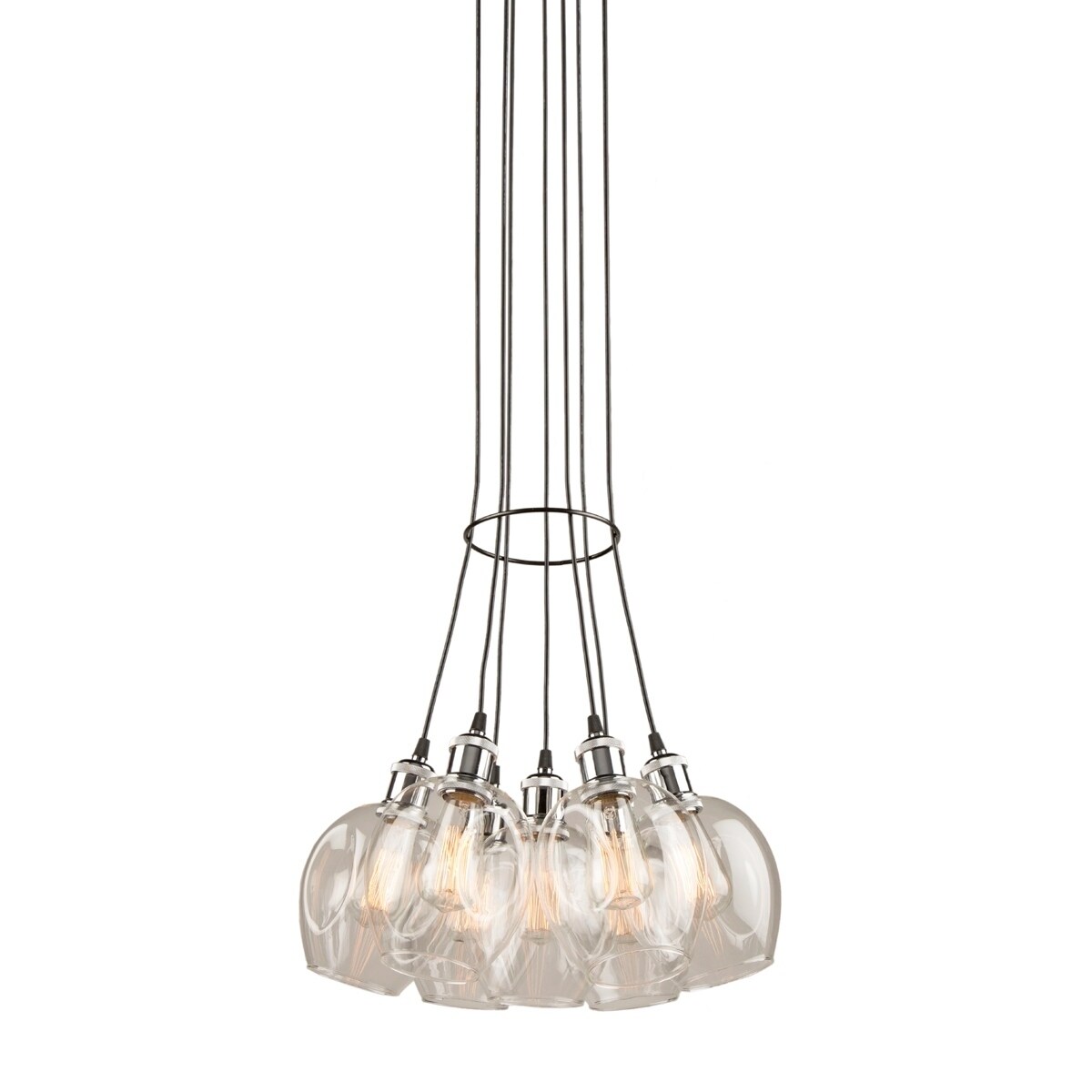 Clearwater AC10737PN Chandelier - Chandeliers For Bedrooms by Overstock.com
