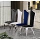 preview thumbnail 1 of 3, Best Quality Furniture Luxe Upholstered Dining Accent Chairs (Set of 2)