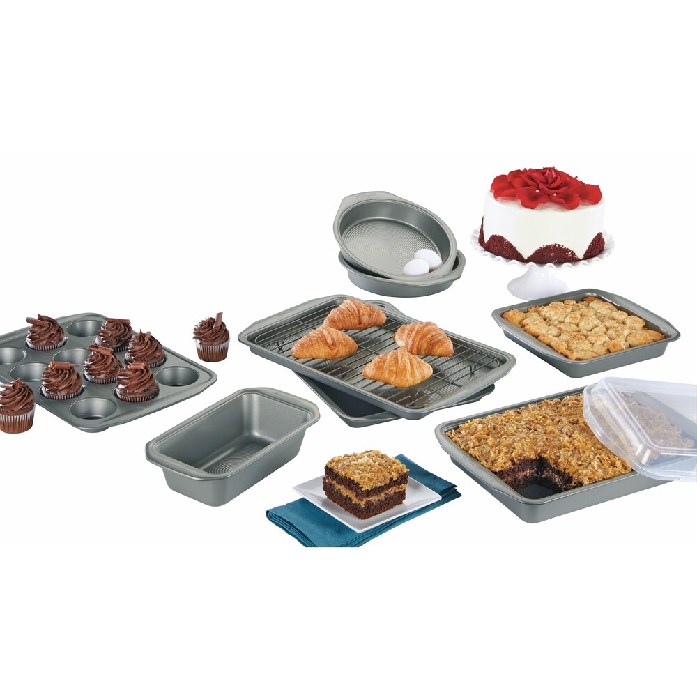 Circulon Bakeware Nonstick Bakeware Set, 10-Piece, Gray - Bed Bath & Beyond  - 23576368