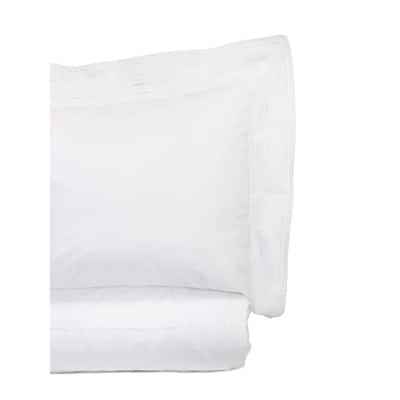 Percale Cotton Crisp England Lace Duvet Cover Set