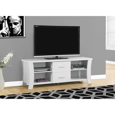 60 inch White TV Stand