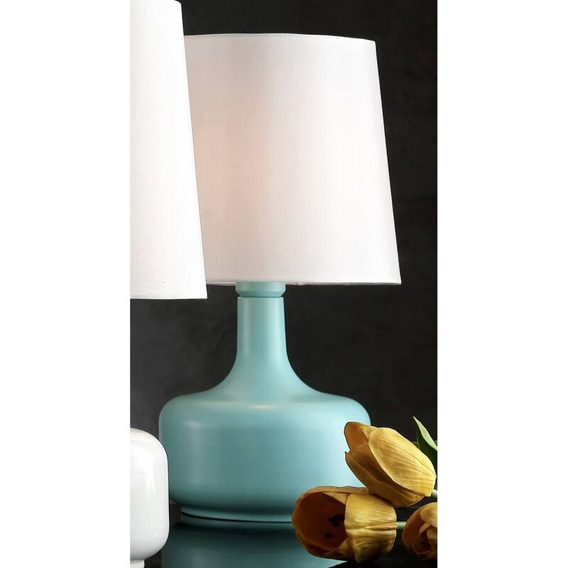 Mid Century Modern Touch Metal Table Lamp - Green