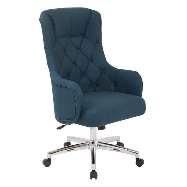 Shop Osp Home Furnishings Ariel Desk Chair In Klein Fabric Free