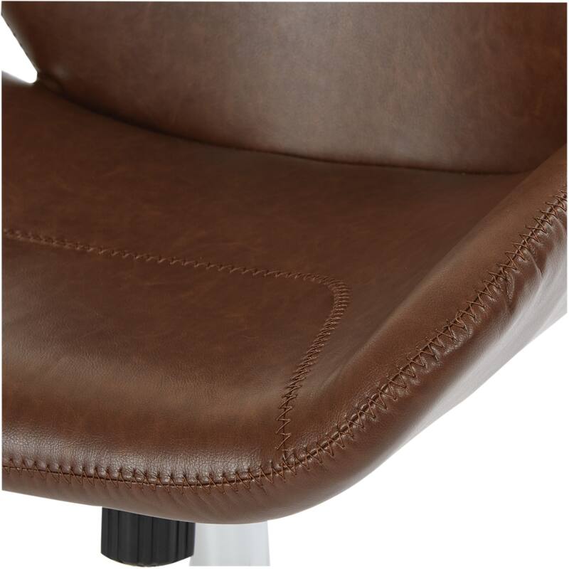 Chatsworth Faux Leather Office Chair with Chrome Base