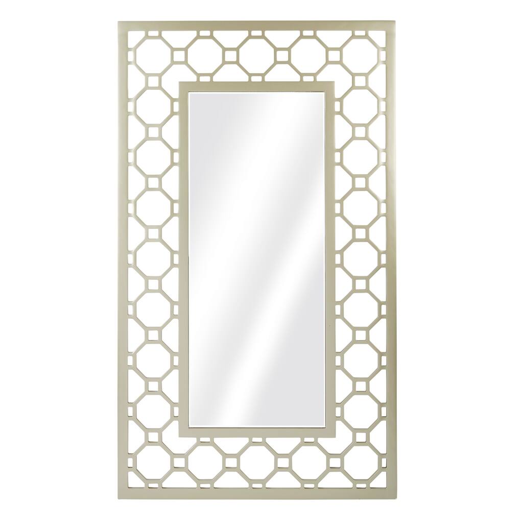 Matte Gold Frame Square Mirror - Matte Gold
