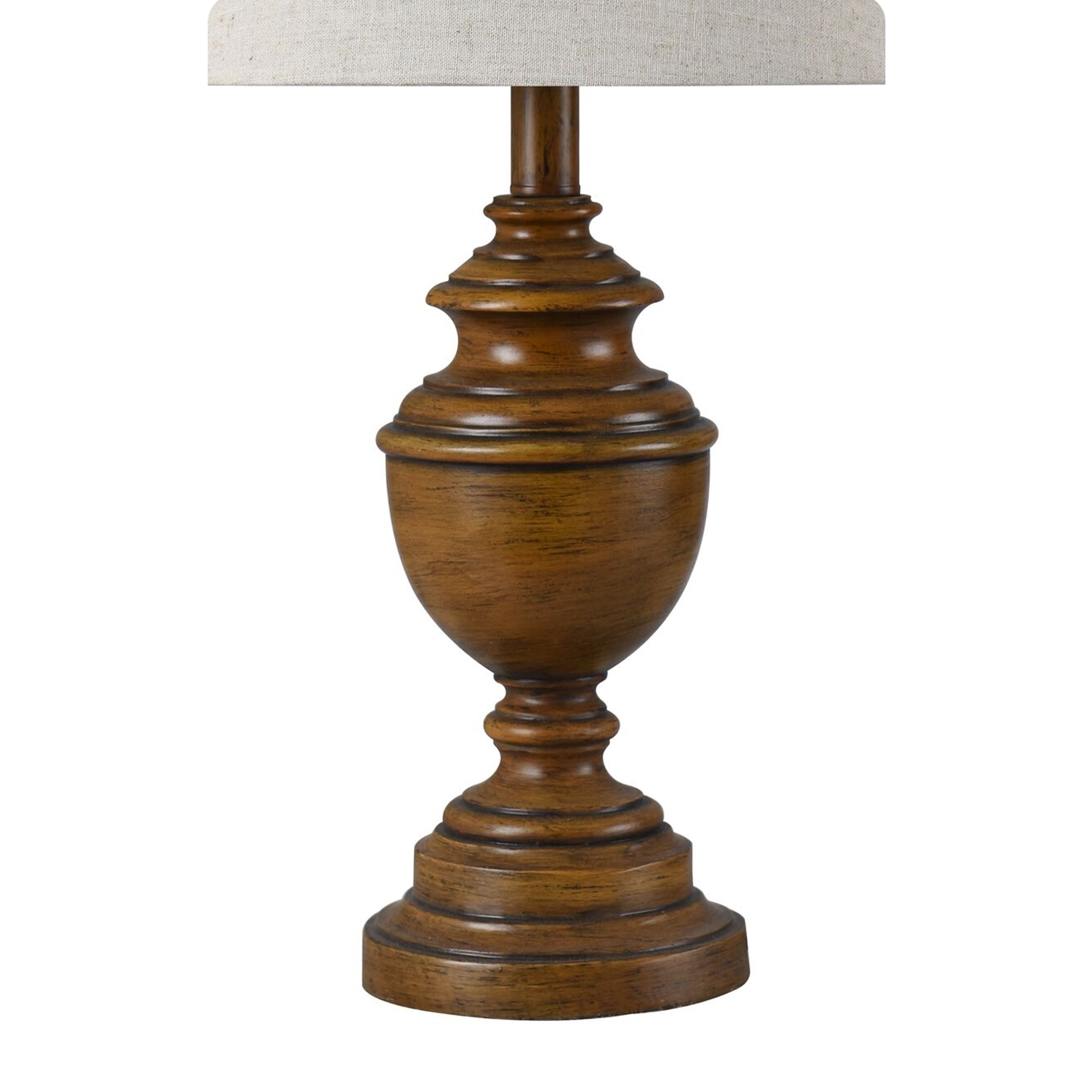 oak bedside lamp