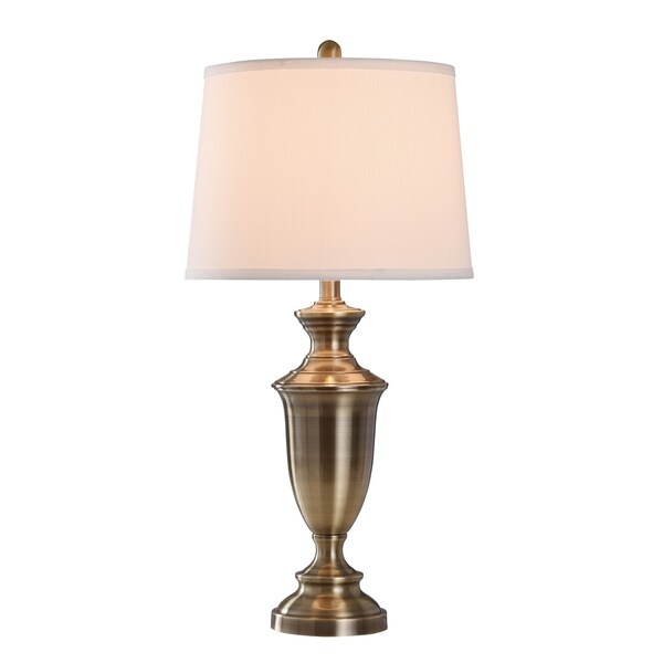 brass table lamp