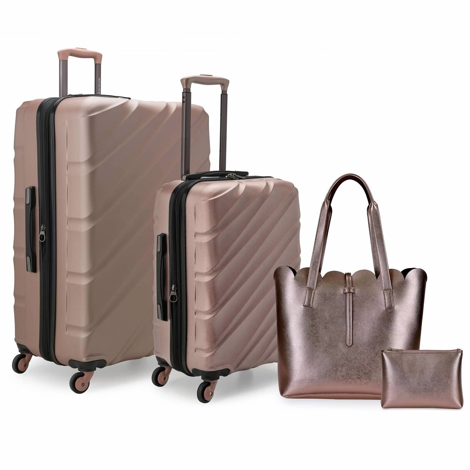 us traveler luggage hardside spinner