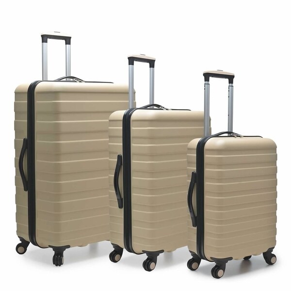 3 piece luggage set hard shell