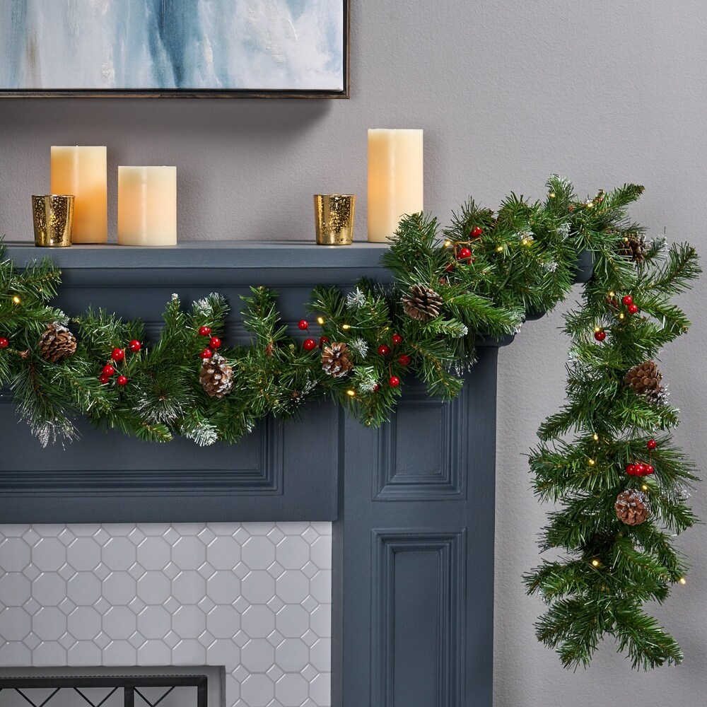 Illuminated Fireplace Stair Wreath with LED lights Pine Cones TIREOW® Christmas Garland with LED Lights Christmas Decor 9ft Pre-Lit Decorated Garland Xmas Garland Decoration Gold Illuminated Fireplace Stair Wreath with LED lights Pine Cones TIREOW® Christmas Garland with LED Lights Christmas Decor 9ft Pre-Lit Decorated Garland Xmas Garland Decoration Gold