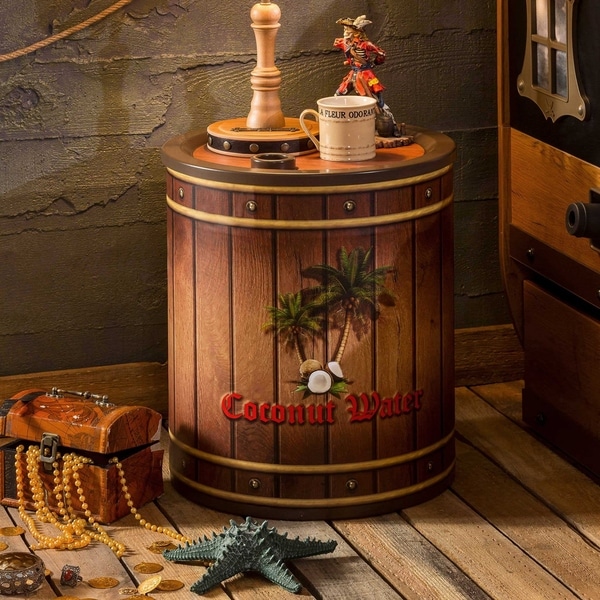 Cilek Pirate Coconut Nightstand and Toy Box. Opens flyout.