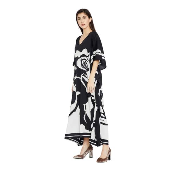 Shop Women Kaftan Floral Plus Size Kaftan Dress Cocktail Resort