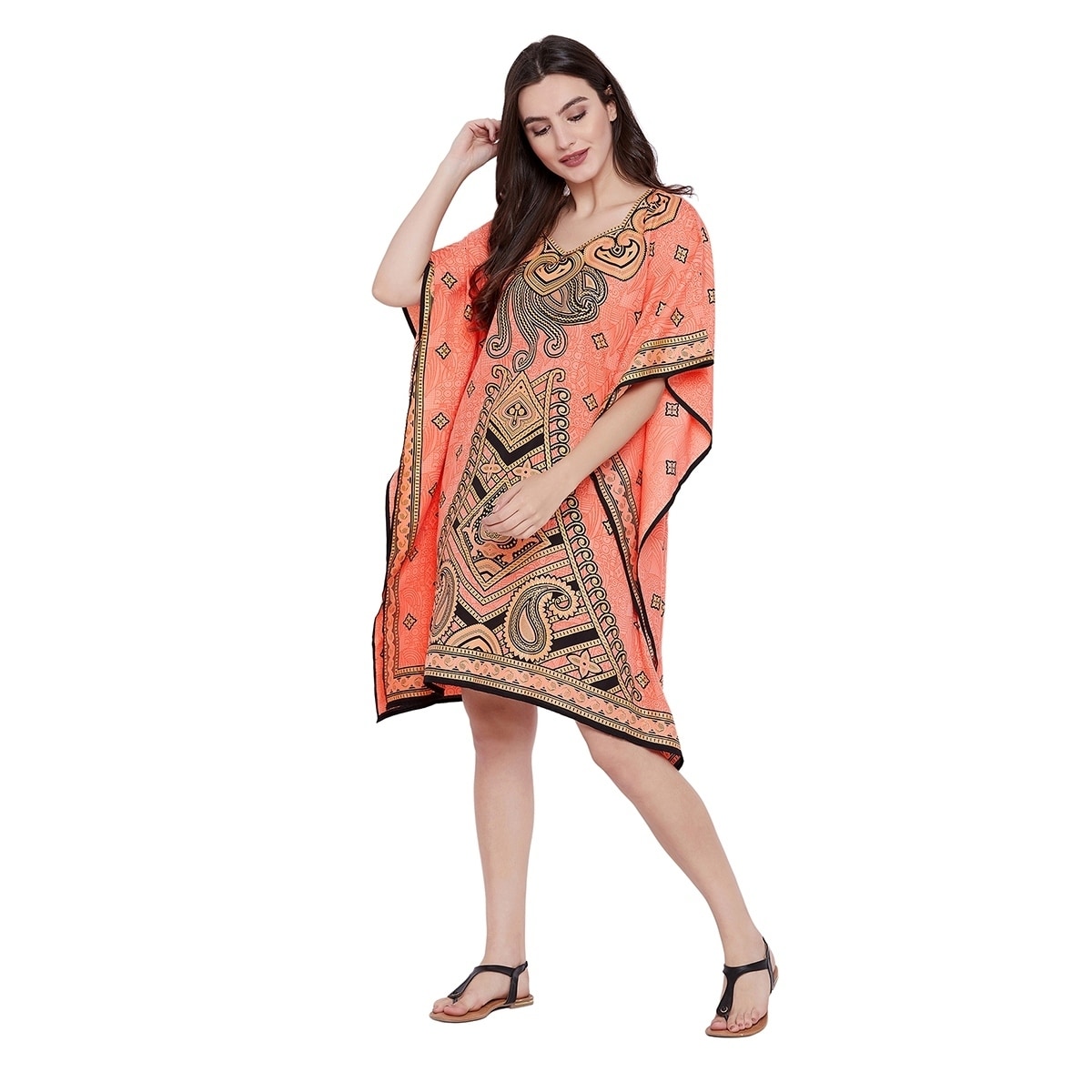 knee length kaftan