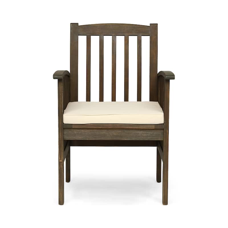 Casa Outdoor 6-seater Oval Acacia Dining Set by Christopher Knight Home