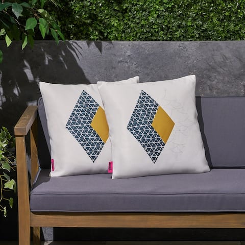 Arizona Outdoor 17.75" Square Cushion (Set of 2by Christopher Knight Home