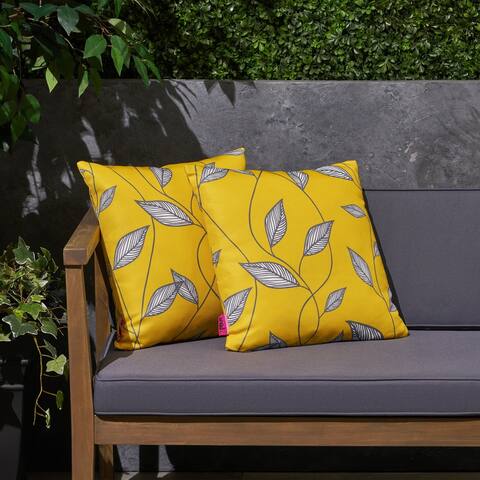 Trovata Outdoor 17.75" Square Cushion (Set of 2by Christopher Knight Home