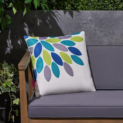 Soley Outdoor 17.75" Square Cushion by Christopher Knight Home