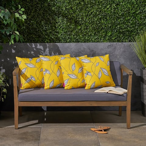 Trovata Outdoor 17.75" Square Cushion (Set of 4by Christopher Knight Home