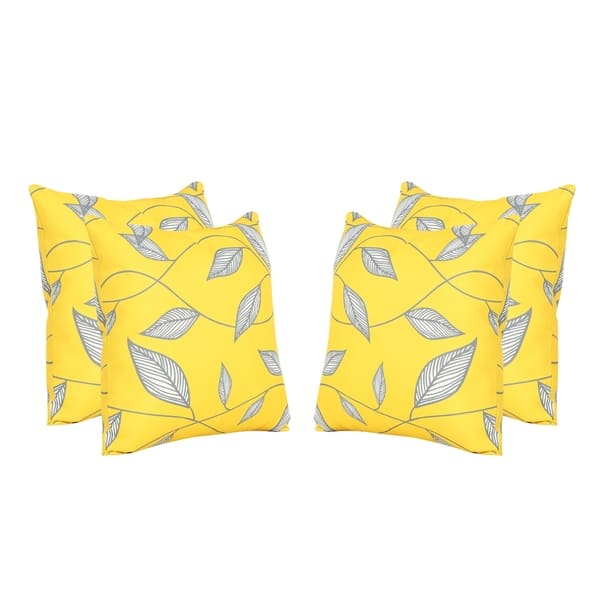 slide 6 of 7, Trovata Outdoor 17.75" Square Cushion (Set of 4)by Christopher Knight Home