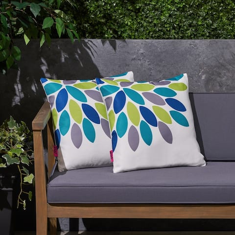 Soley Outdoor 17.75" Square Cushion (Set of 2by Christopher Knight Home