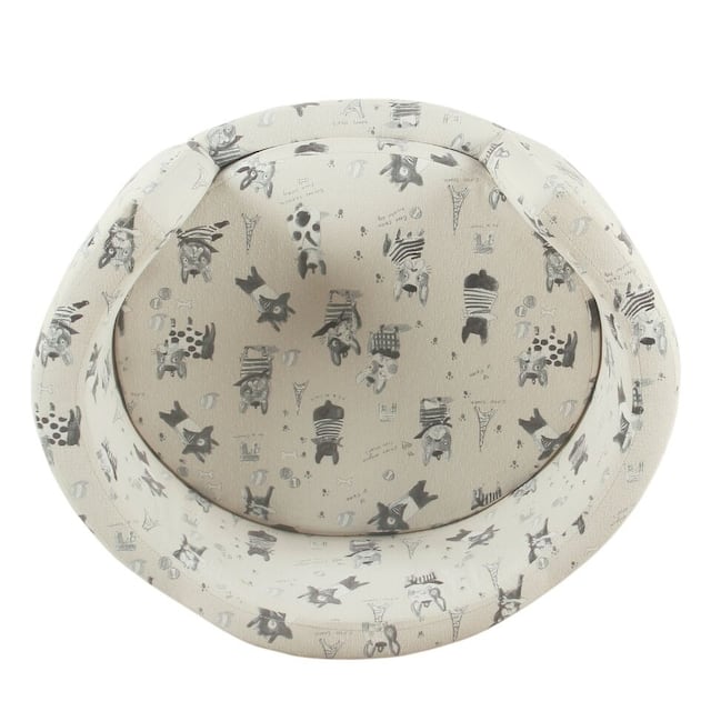 HomePop Pet Bed - Stain Resistant French Bulldog Print