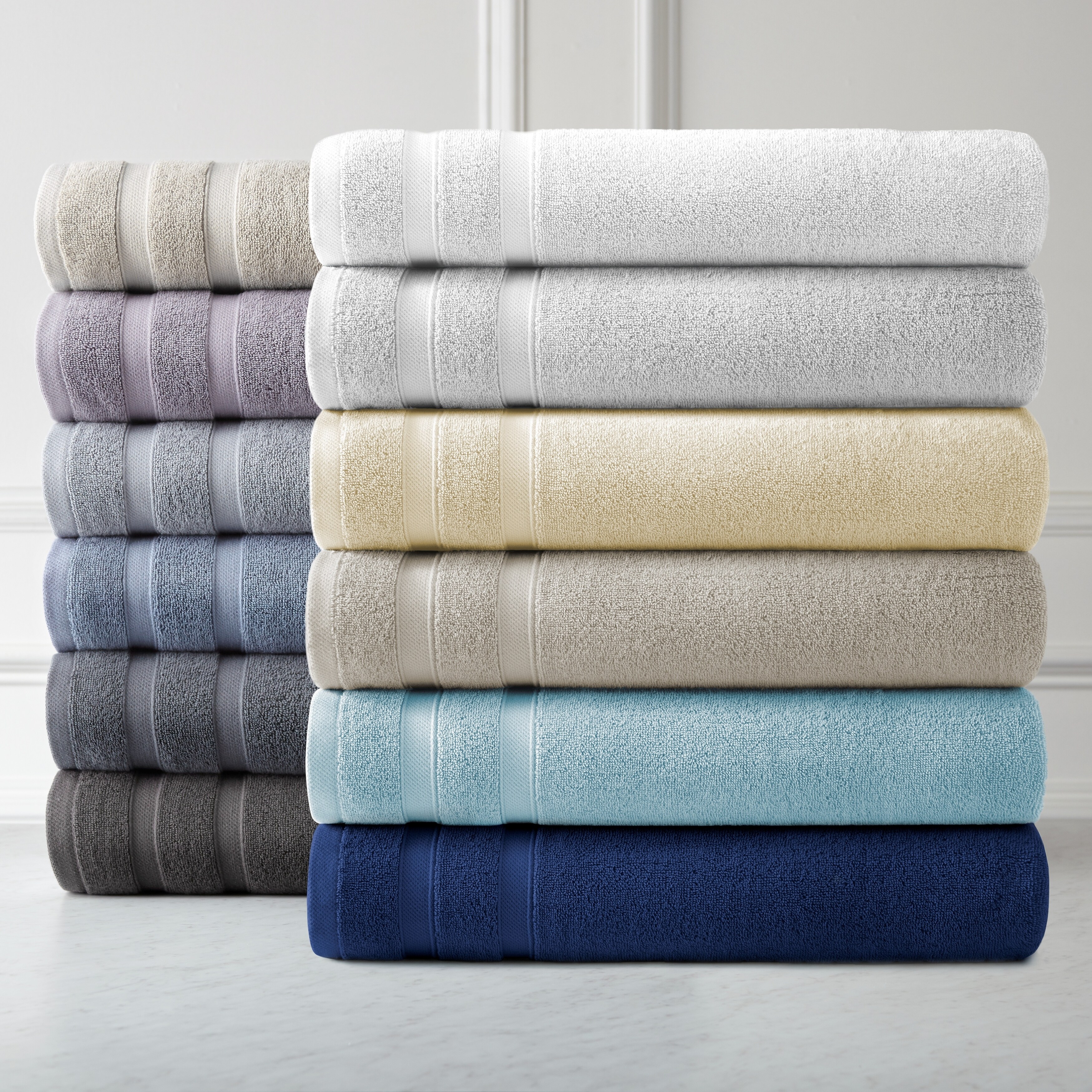  White Classic Luxury Soft Beige Bath Sheet Towels - 650 GSM  Cotton Luxury Bath Towels Extra Large 35x70, Highly Absorbent and Quick  Dry