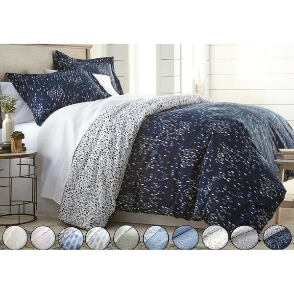 Western Duvet Cover Set with Pillow Shams Old Wooden 20s Town Print