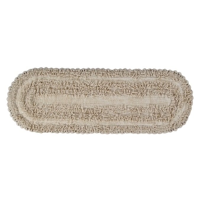 Shop Tufted Cotton Bathmat Crochet Race Track Free Shipping On