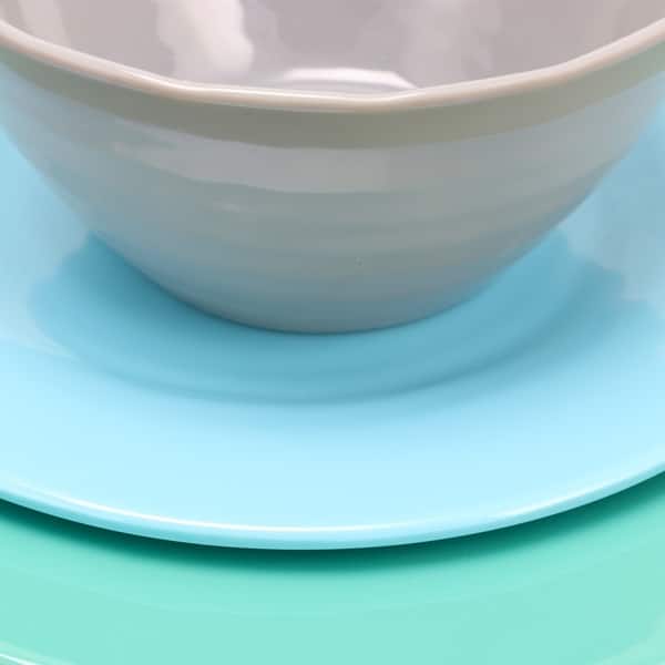 Shop Gibson Home Brist 12 Piece Dinnerware Set In 4 Assorted