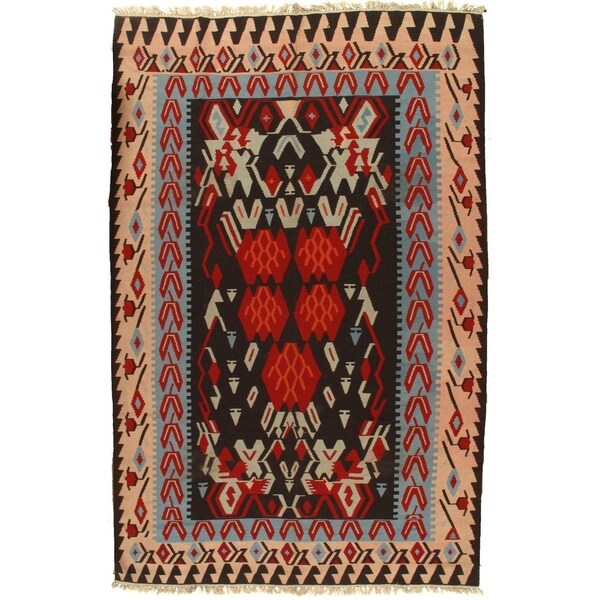 Pasargad DC Vintage Turkish Kilim Rug - 8' X 12'