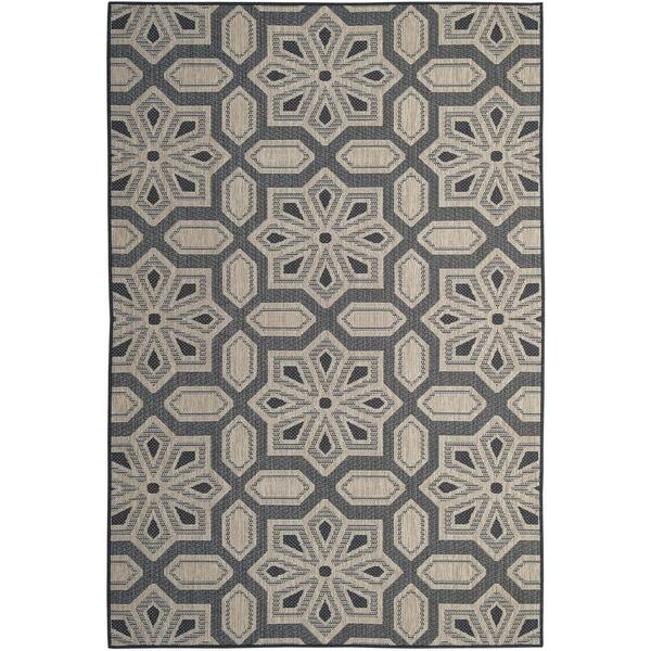 Tori Home Charcoal 5 X8 Indoor Outdoor Rug 5 X 8 Overstock 23586628