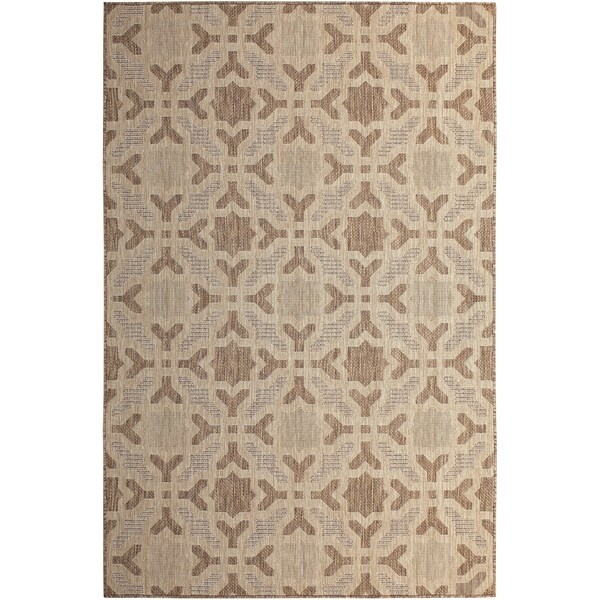 Laurel Home Taupe (5'x8') Indoor / Outdoor Rug - 5' x 8'
