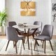 Carson Carrington Tornio 42-inch Round Dining Table - Brown - Thumbnail 2