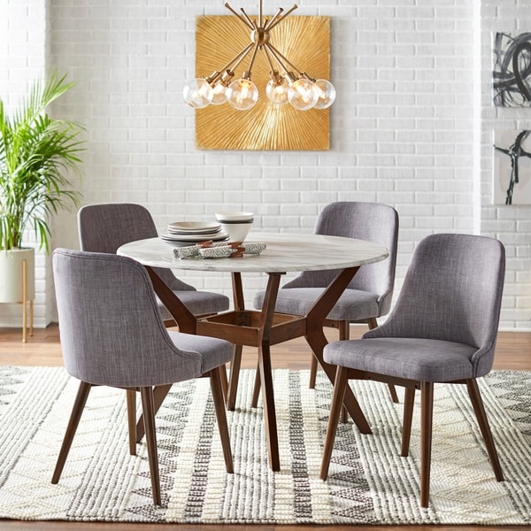 Top Product Reviews For Warehouse Of Tiffany Justin Brown Sugar 5 Piece Dining Furniture Set 6313075 Overstock