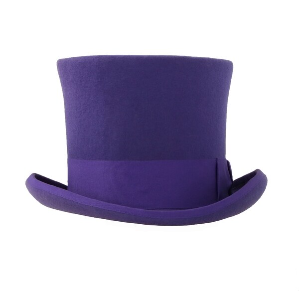 mens purple top hat