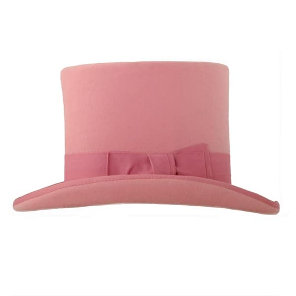 Ferrecci Mens Pink Premium Wool Mad Hatter Steampunk Top Hat Overstock 23589517