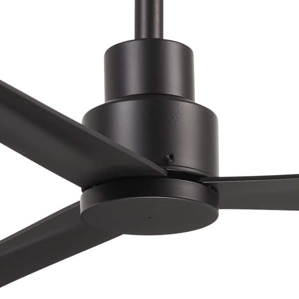 Shop Simple 52 Ceiling Fan Outdoor In Coal Finish W Coal