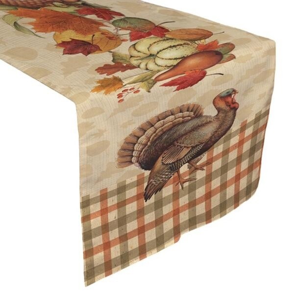 Shop Thanksgiving Harvest Table Runner - Free Shipping Today ...