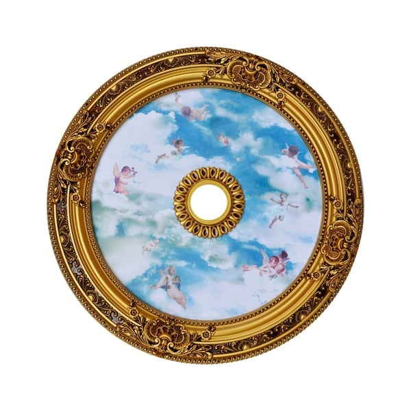 Art90 F 021 36 Artistry Ceiling Medallion Antique Gold Color Frame