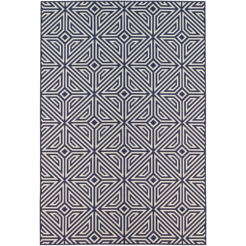 Jayde Home Navy (8'x10') Indoor / Outdoor Rug - 8' x 10'