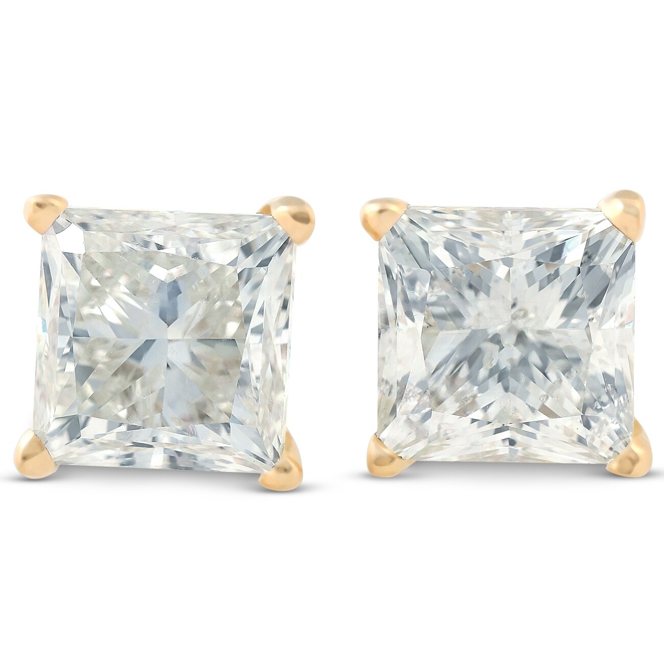 diamond studs square