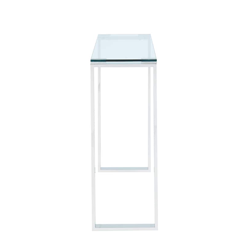 Glass/Chrome Console Table