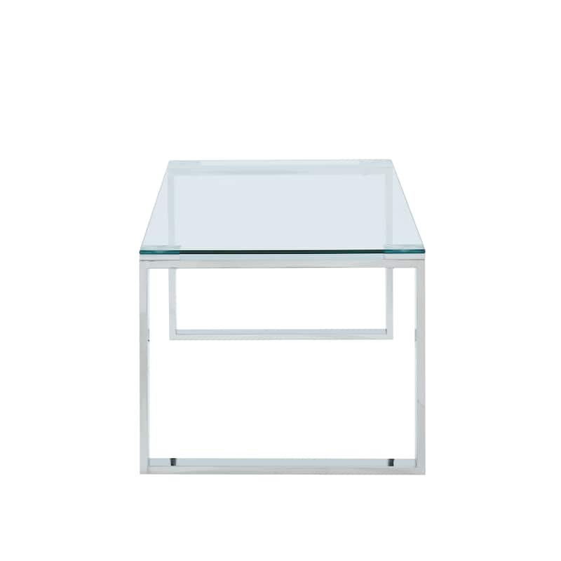 Glass/Chrome Coffee Table