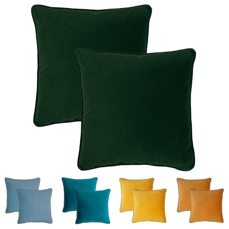 Sherry Kline Glendon Velvet 20-inch Pillows (Set of 2)